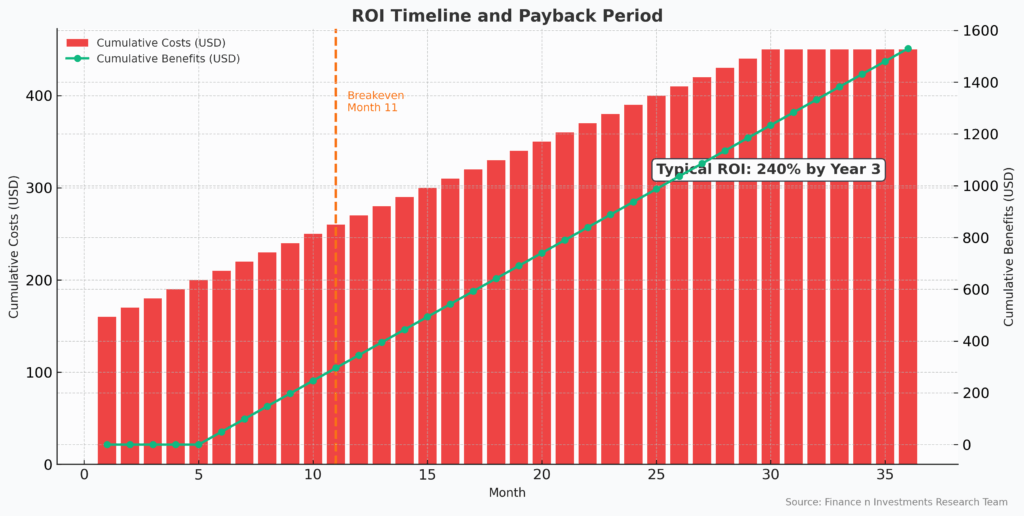 ROI Timeline and Payback Period in the theme investment risk management software
