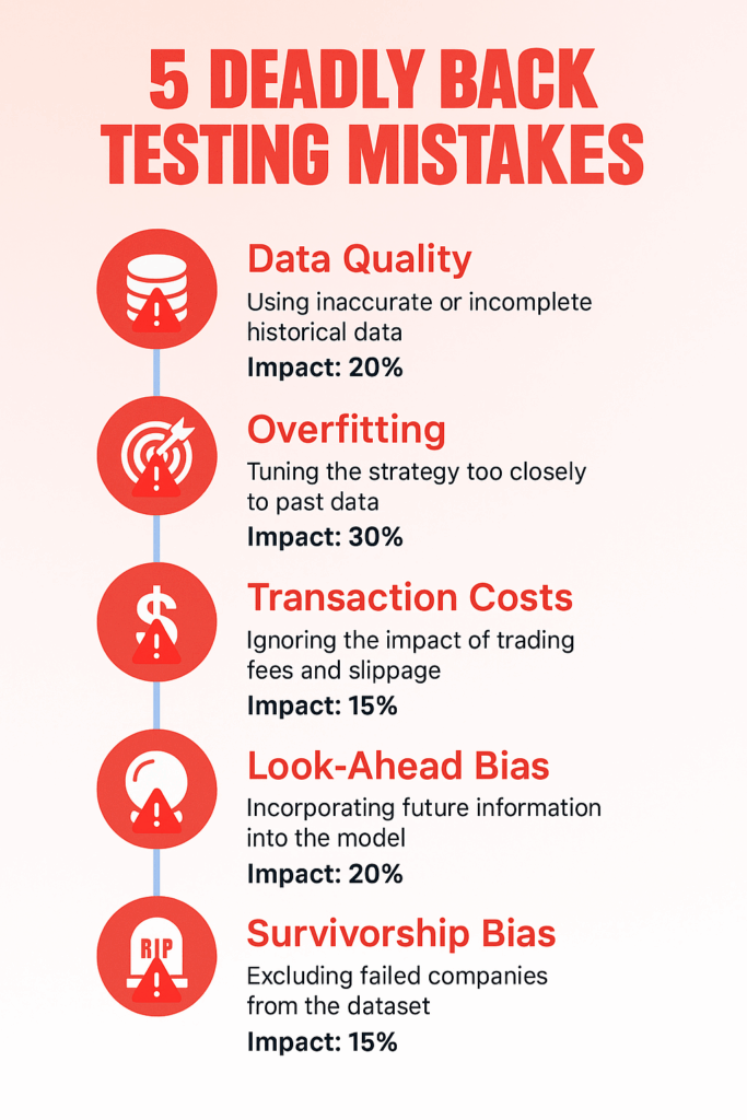 testing mistakes in the theme trading strategy backtesting