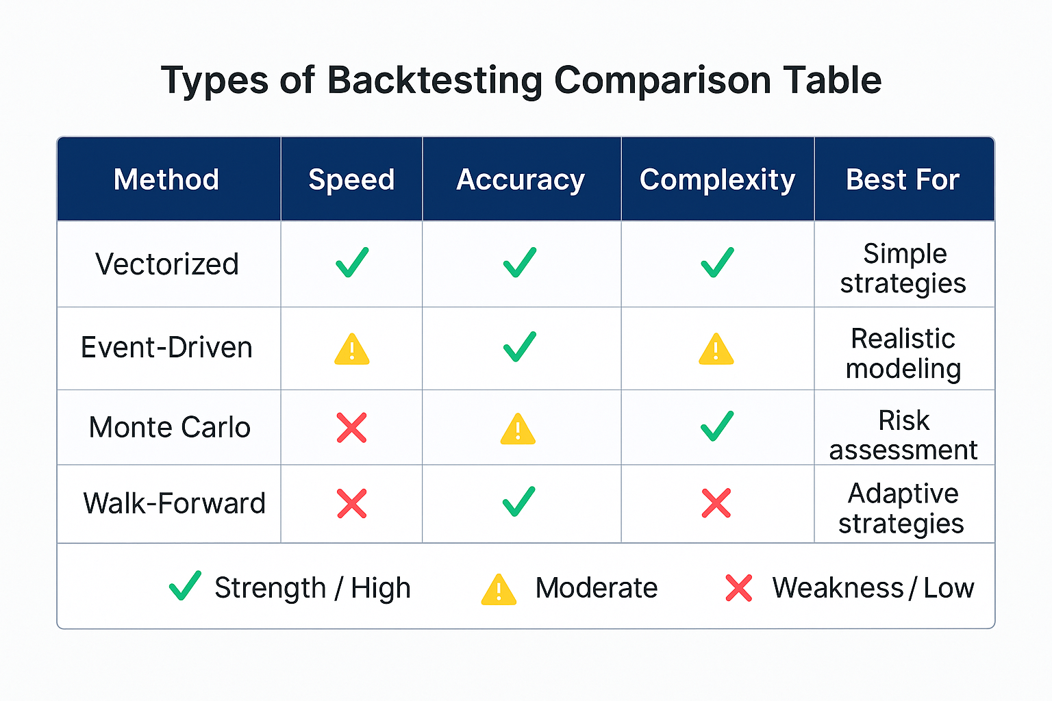 types of backtesting comparison in the theme trading strategy backtesting