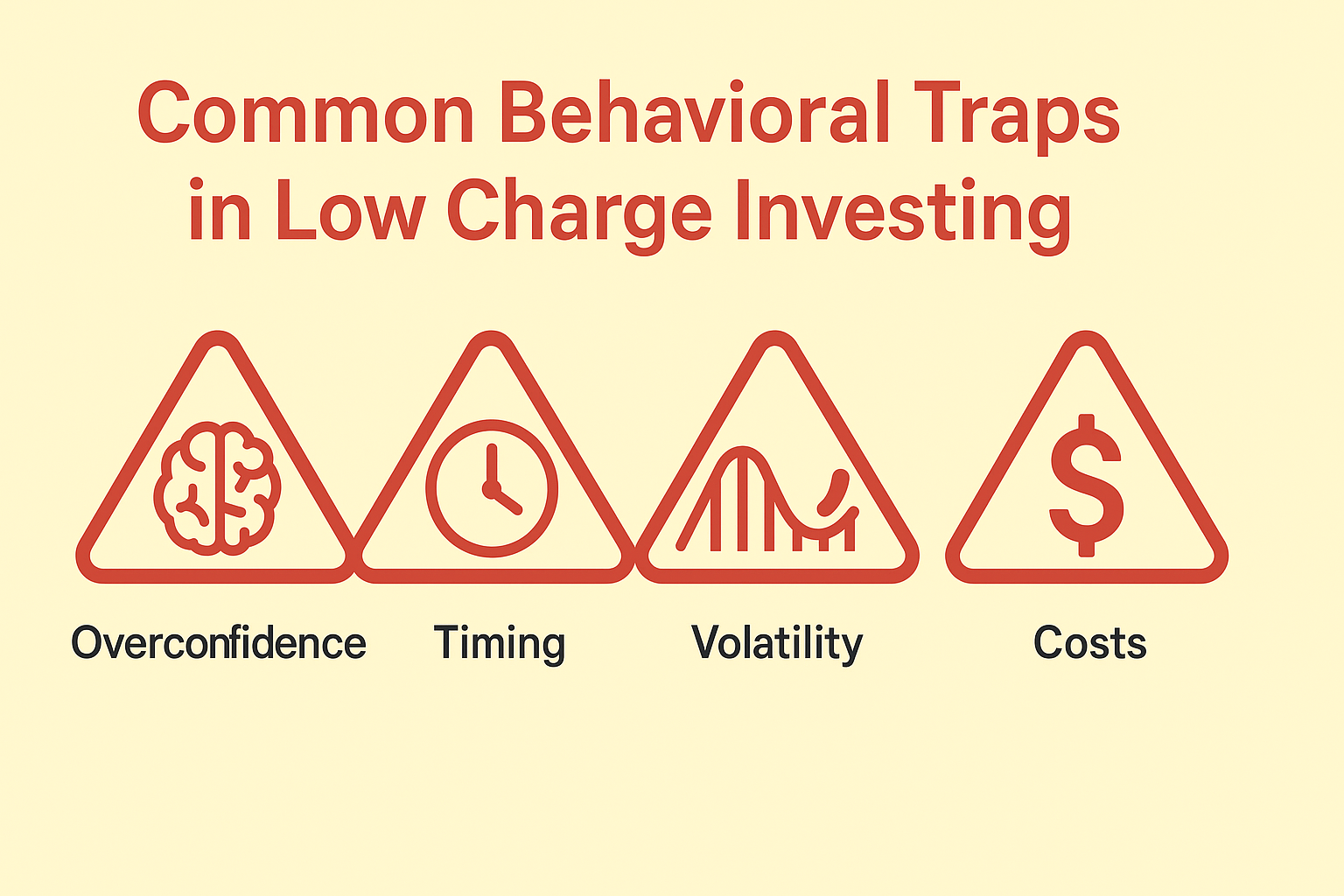 behavioral traps in the theme low charge investing