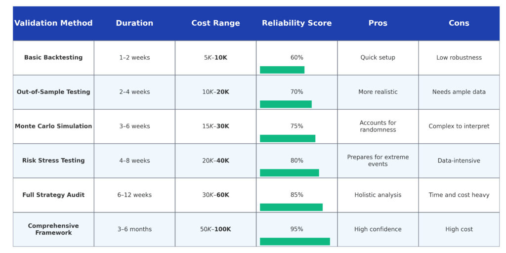 cost benefit analysis table in the theme investment strategies validation