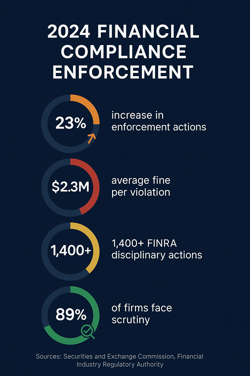 financial compliance enforcement in the theme financial disclaimers explained