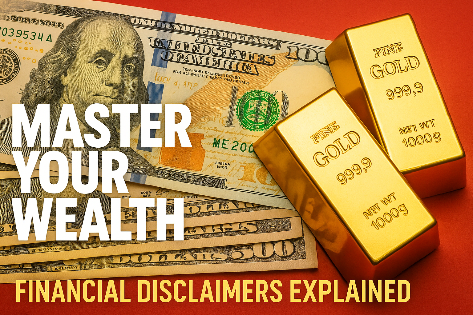 master your wealth in the theme financial disclaimers explained