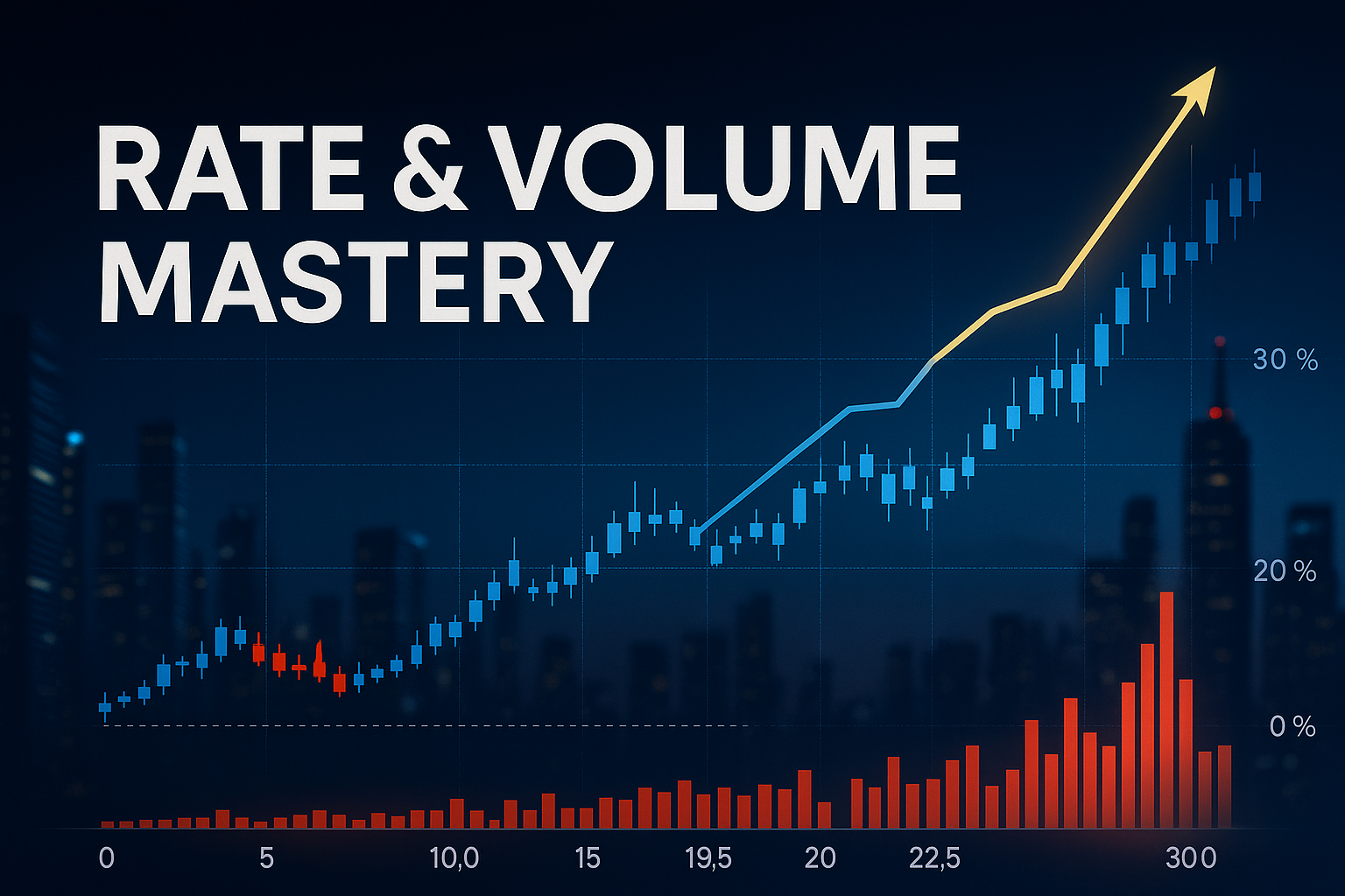 rate volume analysis in the theme rate volume analysis