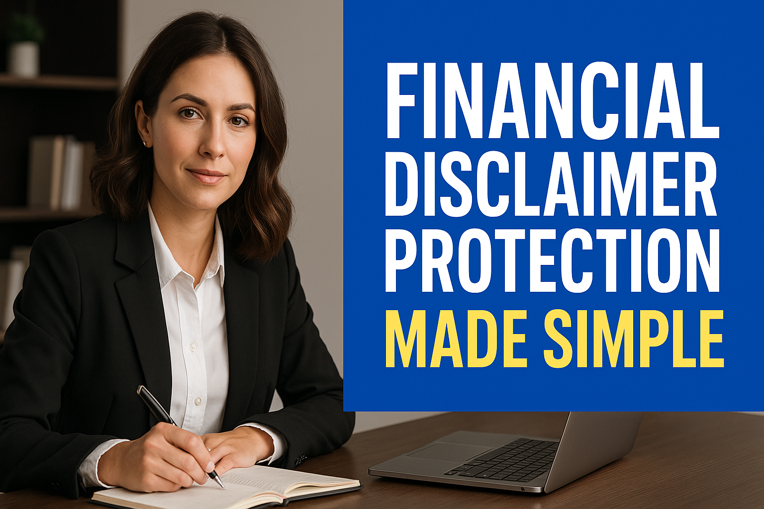 Financial disclaimer protection picture in the theme financial disclaimer protection