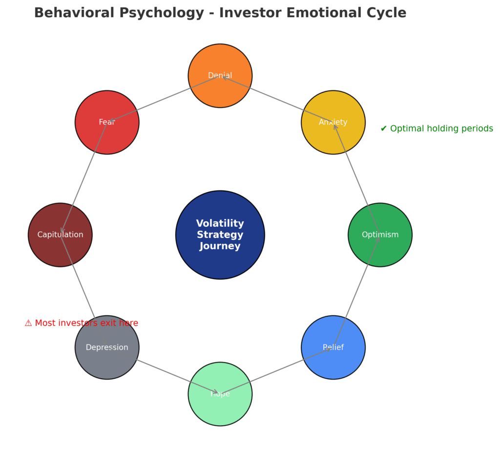 behavioral psychology infographic in the theme long volatility strategies