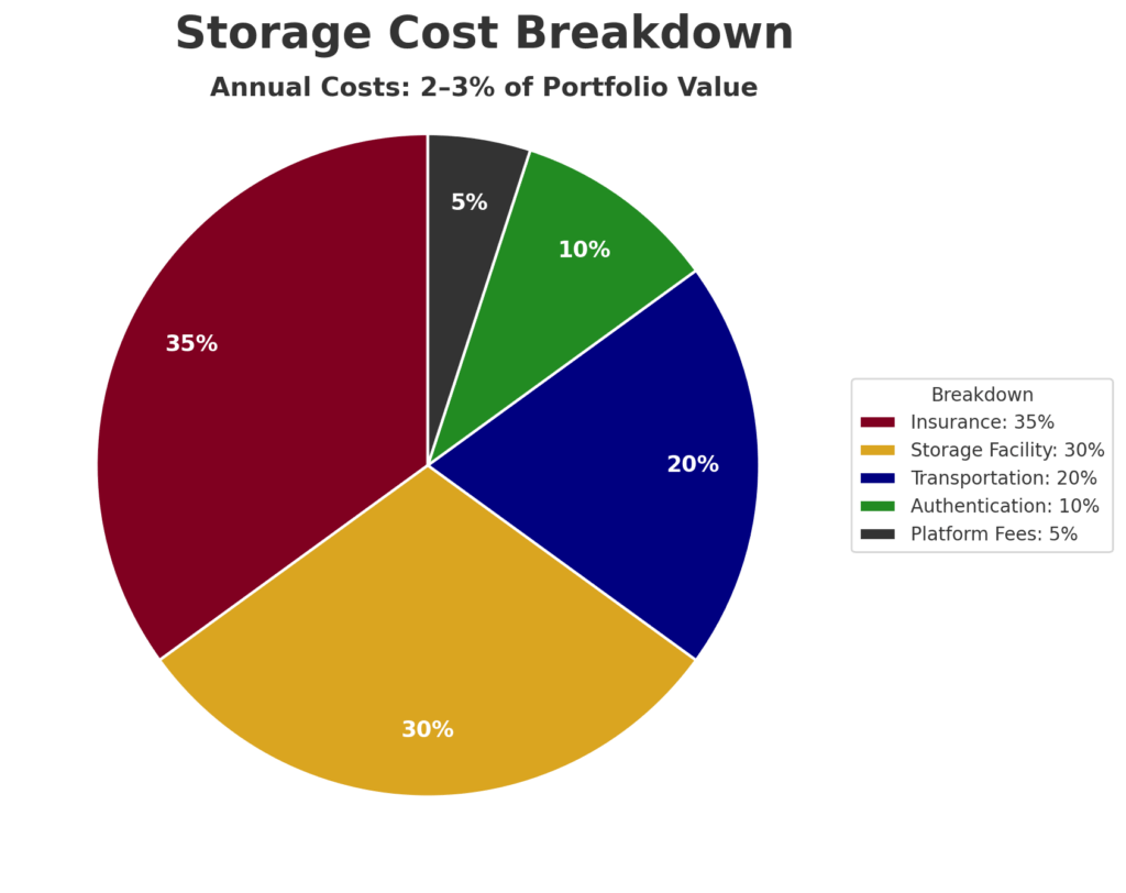 storage cost breakdown in the theme wine investment returns