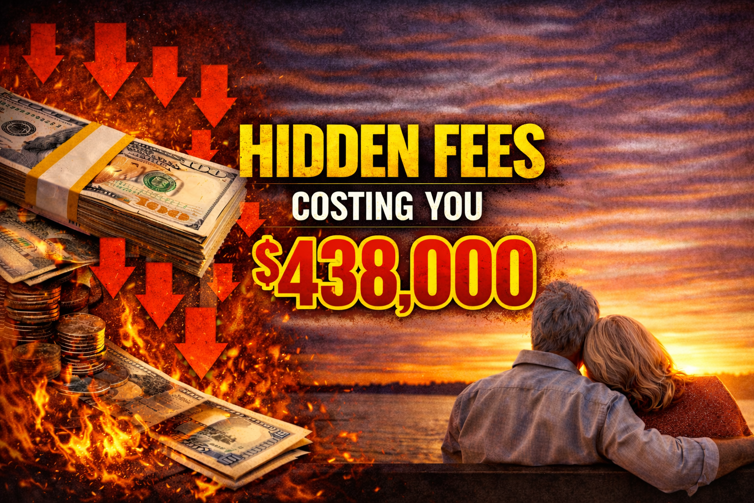 Expense ratios infographic showing why investment fees matter and how a 1.20% fee difference costs 8,000 over 30 years